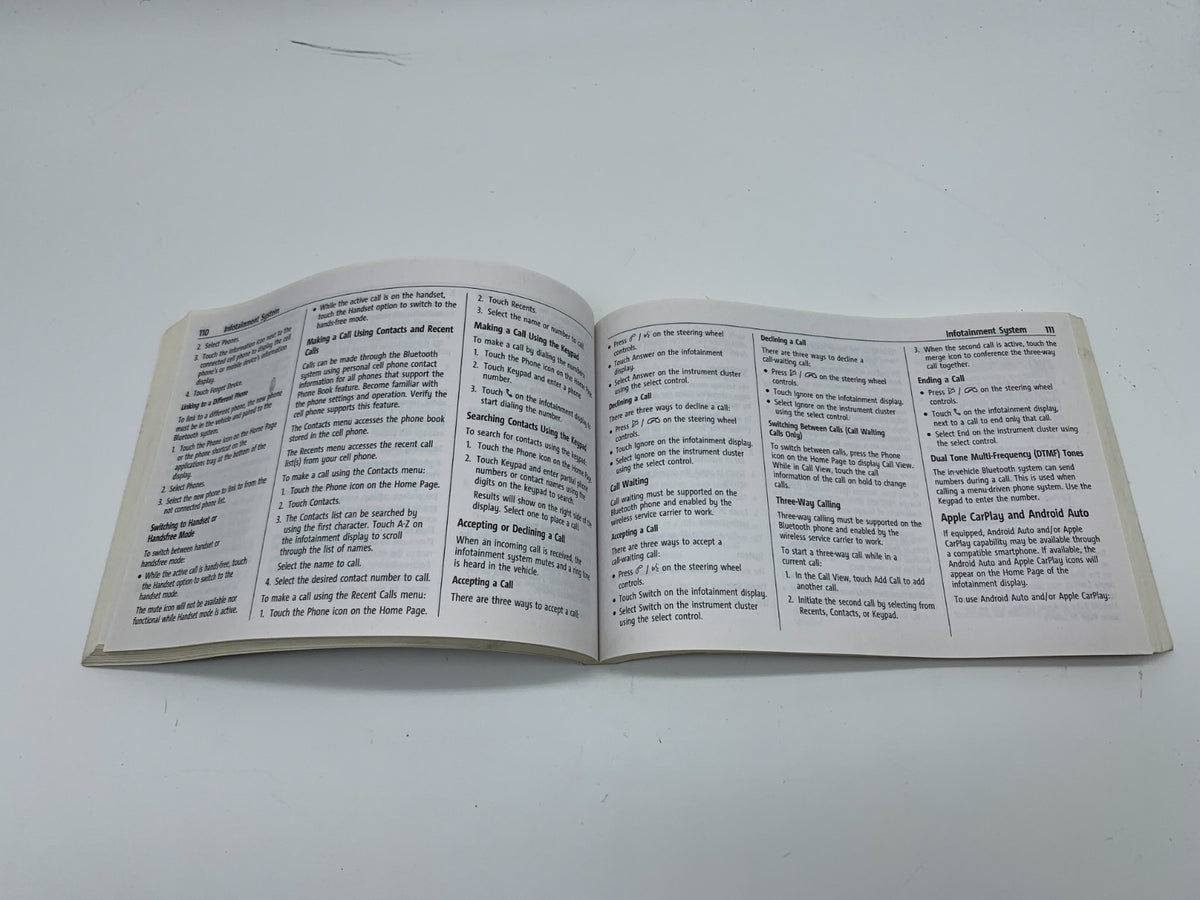 2021 Chevrolet Spark Owners Manual OEM A01B49007