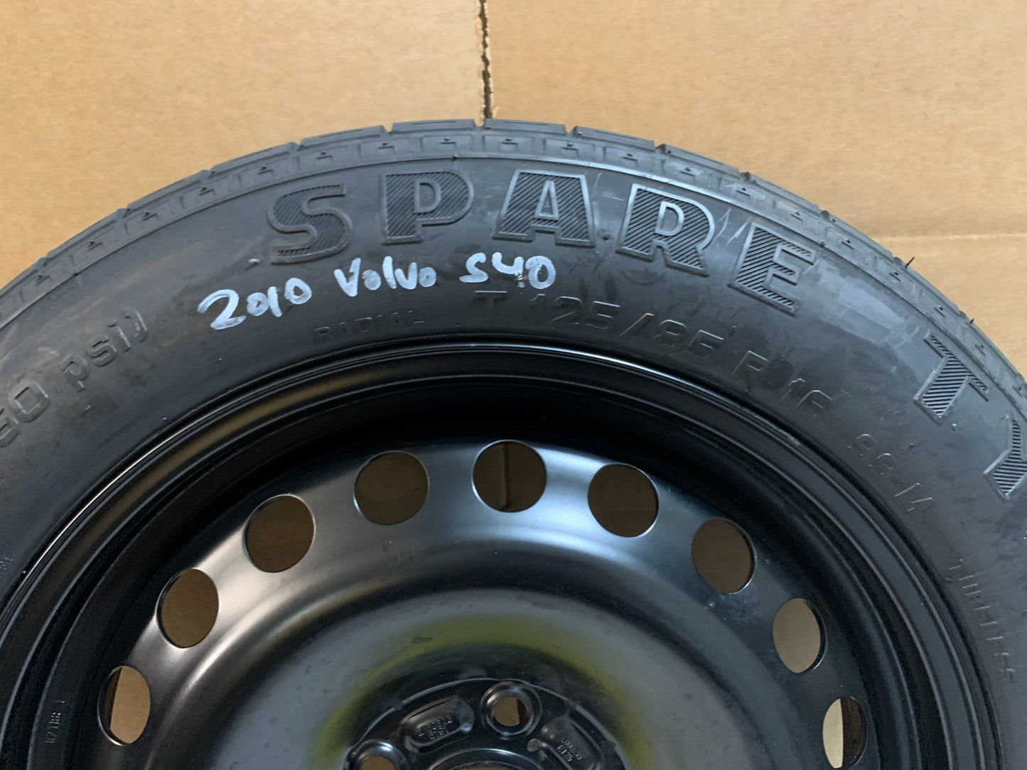 2004-2011 Volvo S40 S 40 16" Spare Tire with Jack Kit Compact Donut T125/85R16