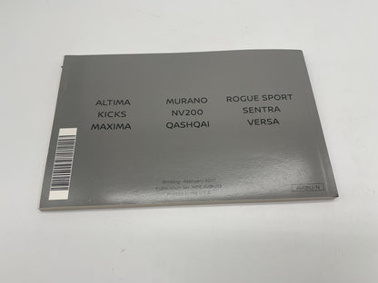 2021 Nissan Kicks Owners Manual Set with Case OEM A02B44051