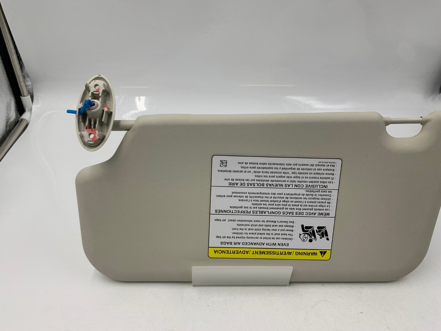 2012-2013 Ford Focus Passenger Sun Visor Gray OEM A03B67004