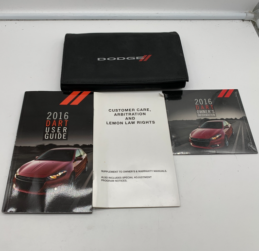 2016 Dodge Dart User Guide Owners Manual Set with Case OEM A04B28006