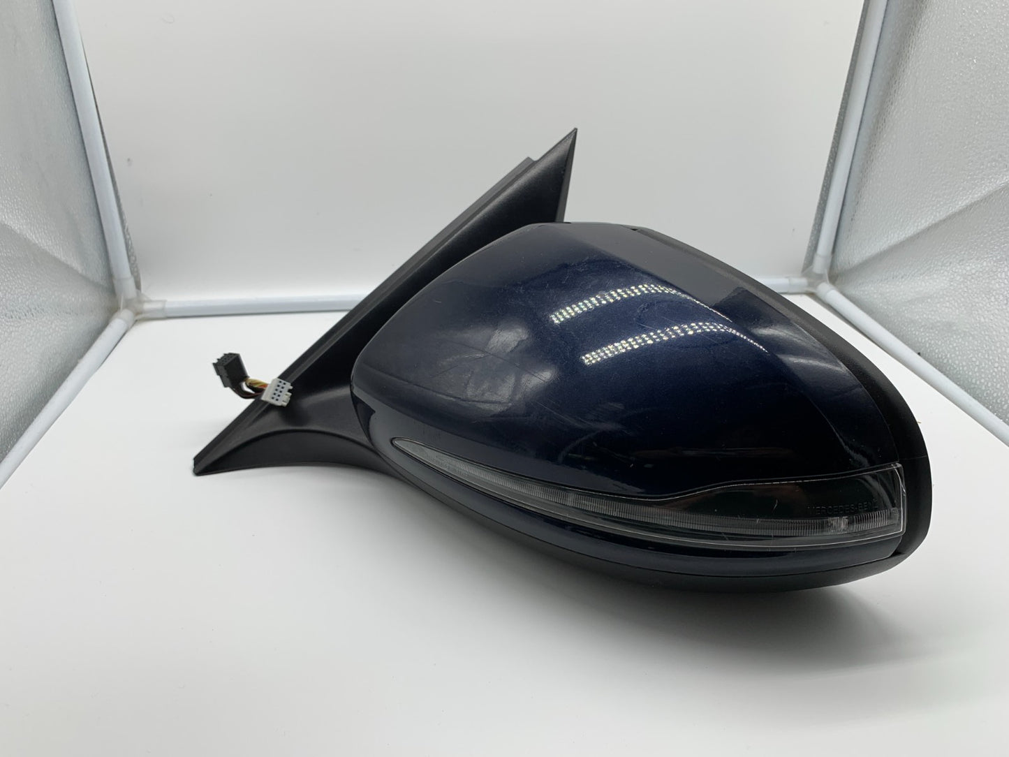 2015-2016 Mercedes-Benz C300 Driver Side View Power Door Mirror Blue B01B48043