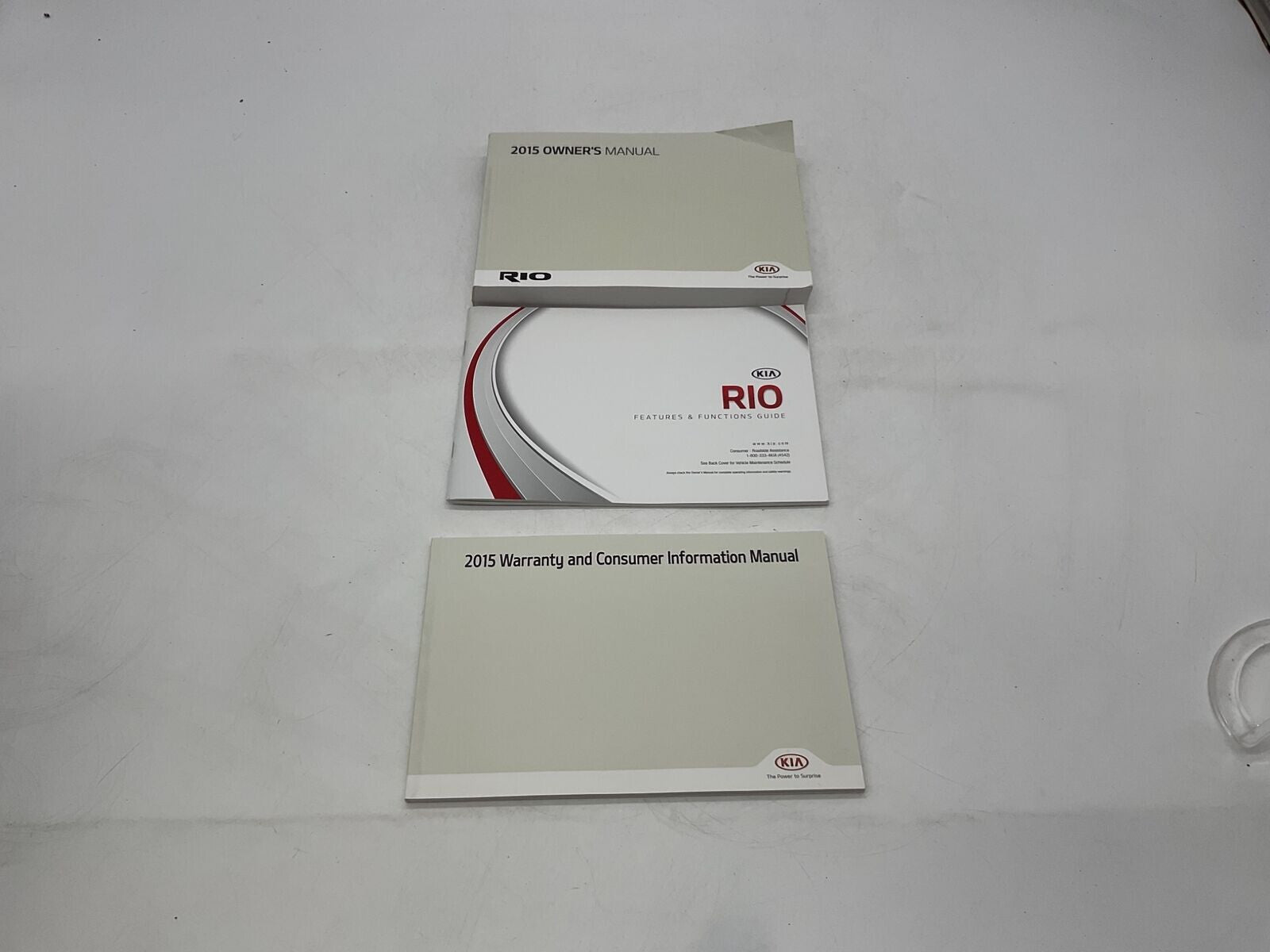 2014 Kia Rio Owners Manual Set OEM C01B06033