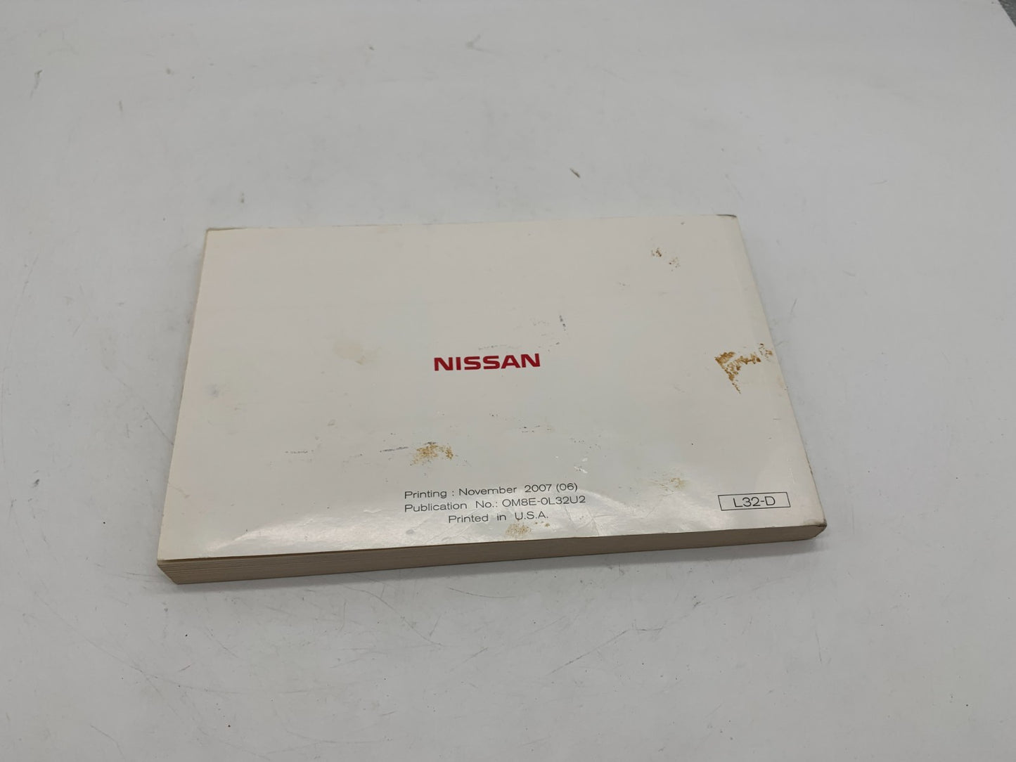 2008 Nissan Altima Owners Manual OEM A01B47006