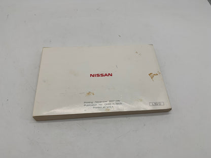 2008 Nissan Altima Owners Manual OEM A01B47006