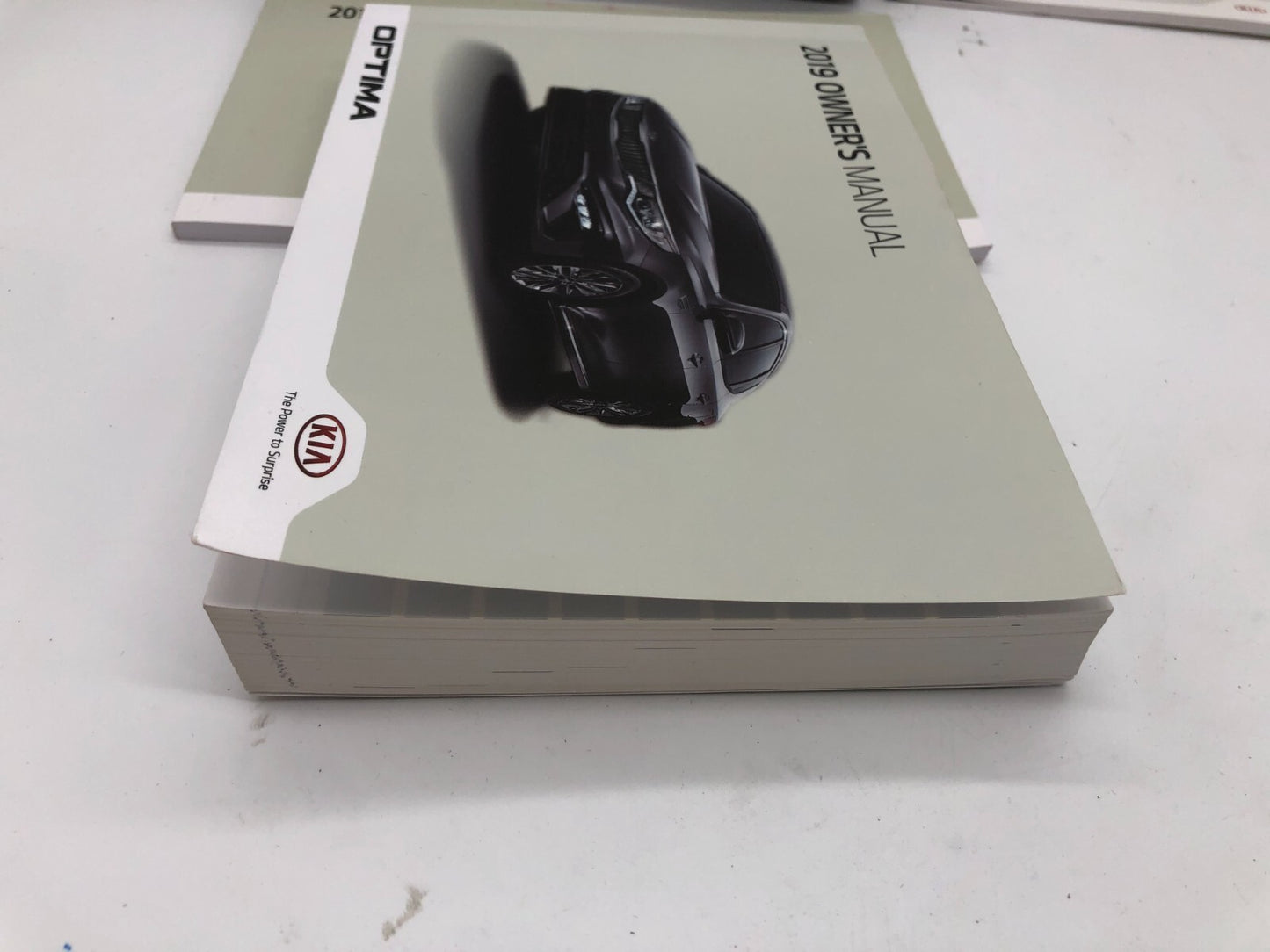 2019 Kia Optima Owners Manual Set with Case OEM A02B29004