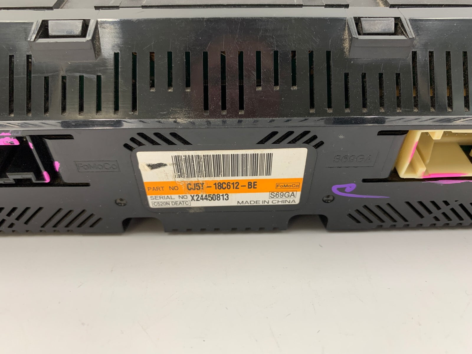 2015-2016 Ford Escape AC Heater Climate Control OEM A02B49008