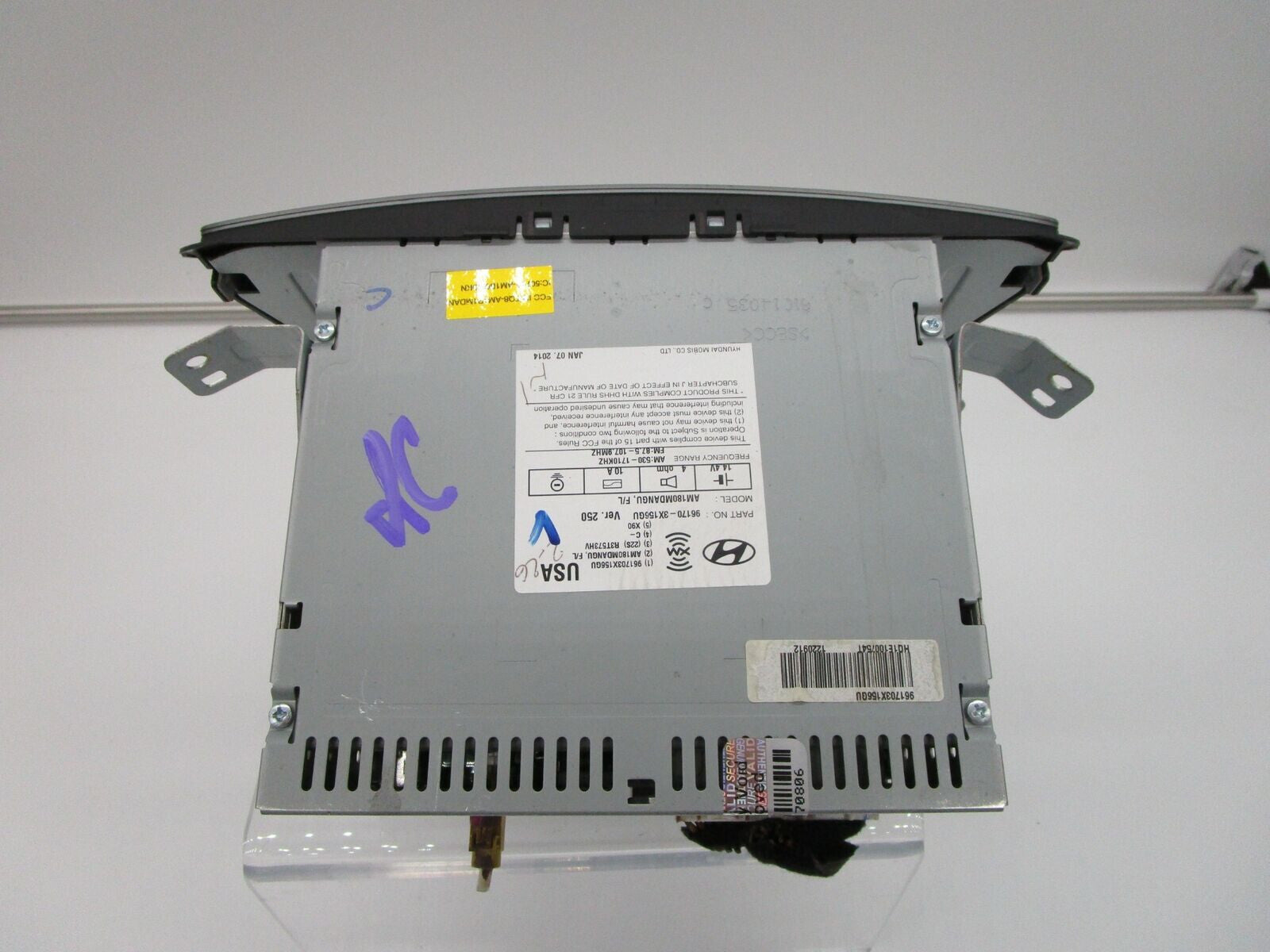 2014-2016 Hyundai Elantra AM FM CD Player Radio Receiver OEM C04B27021