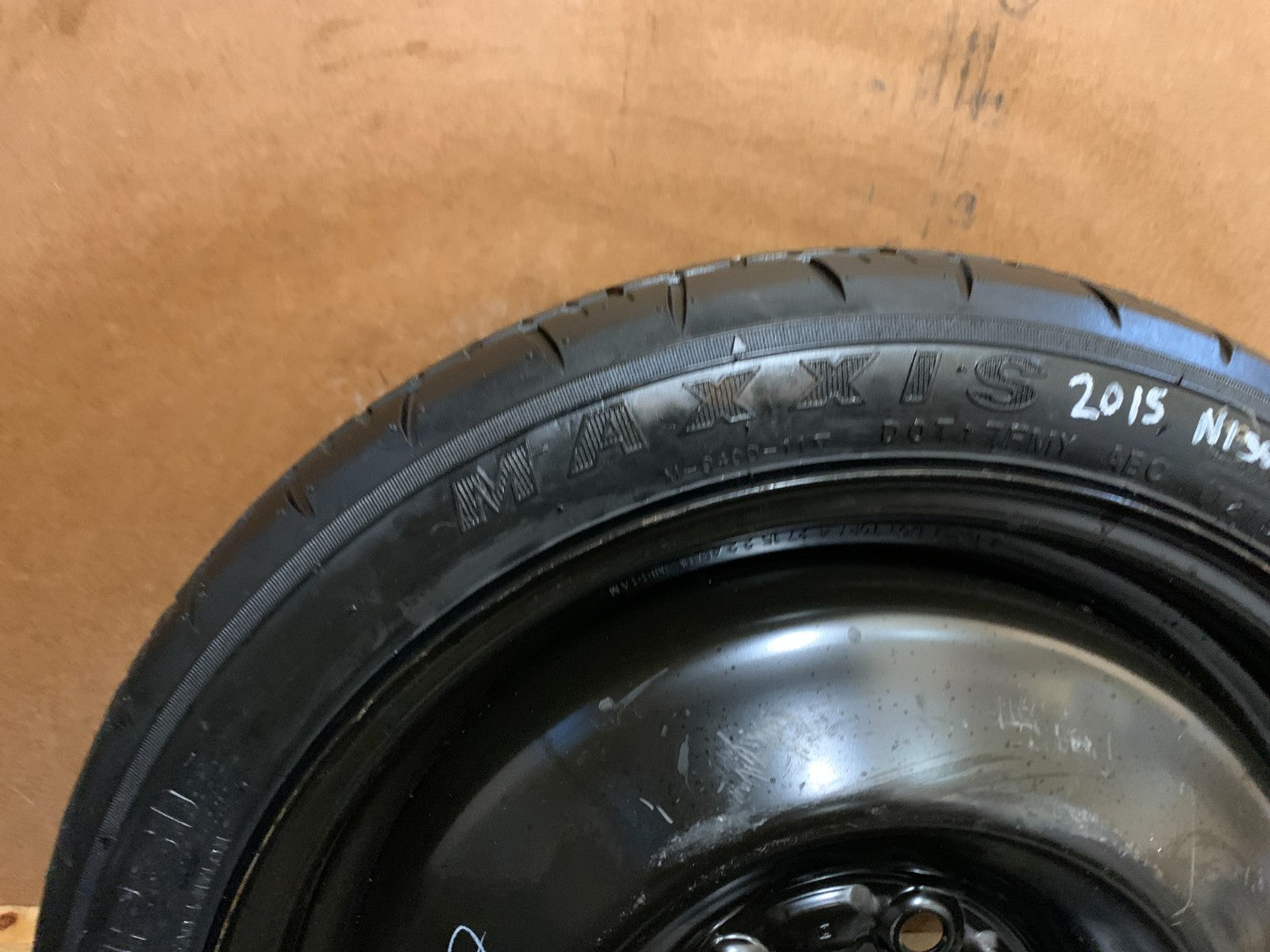 2015-2019 Nissan Sentra 16" Spare Tire Wheel Compact Donut T125/70D16 Maxxis