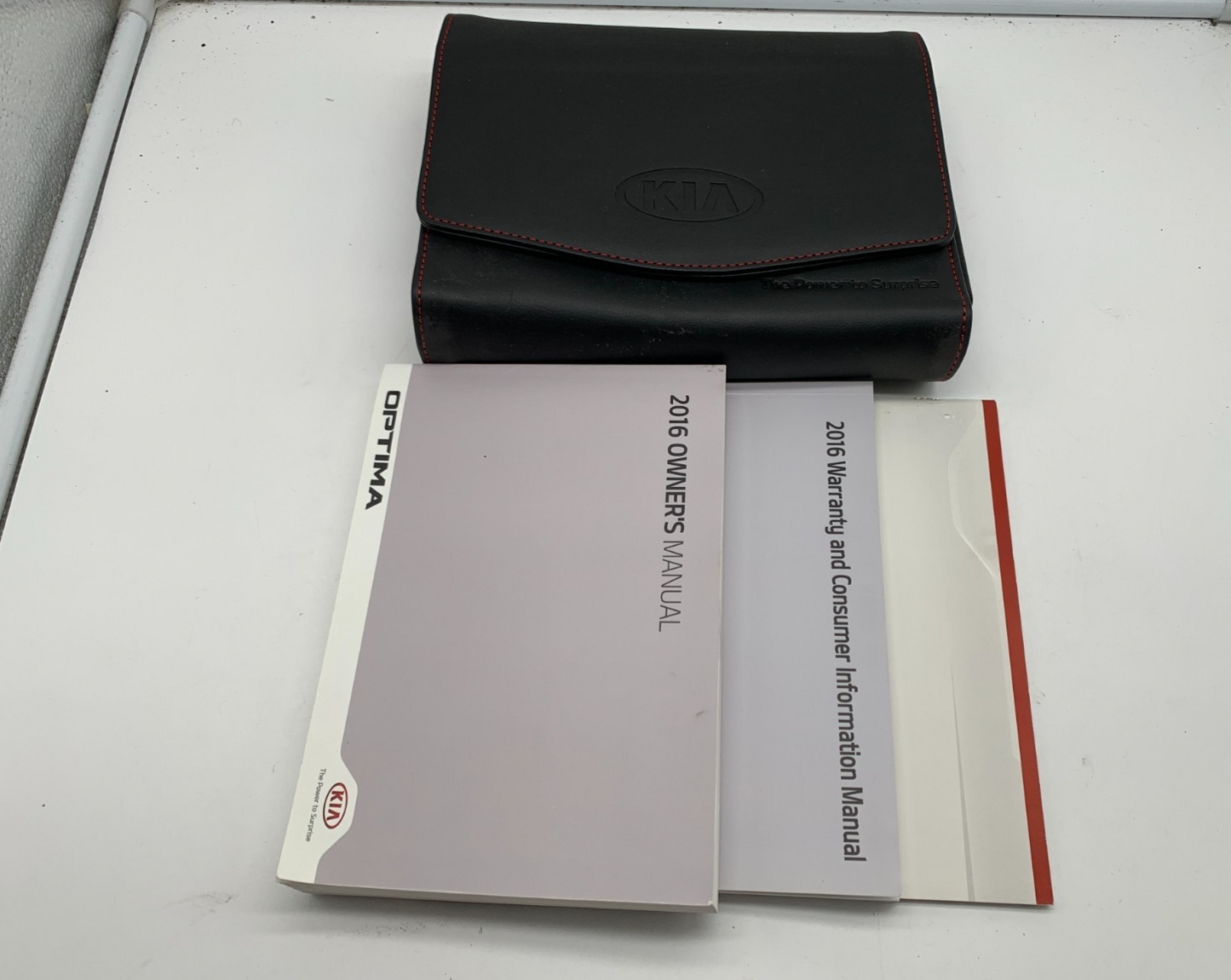 2016 Kia Optima Owners Manual Set with Case OEM C02B04035