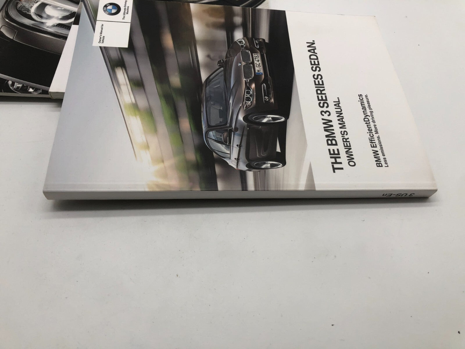 2014 BMW 3 Series Sedan Owners Manual Set with Case OEM A01B13020
