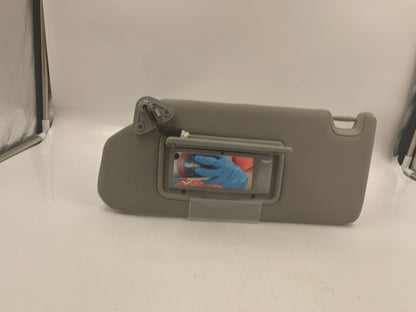 2012-2013 Mitsubishi Outlander Driver Sun Visor Gray Illumination OEM B02B15053