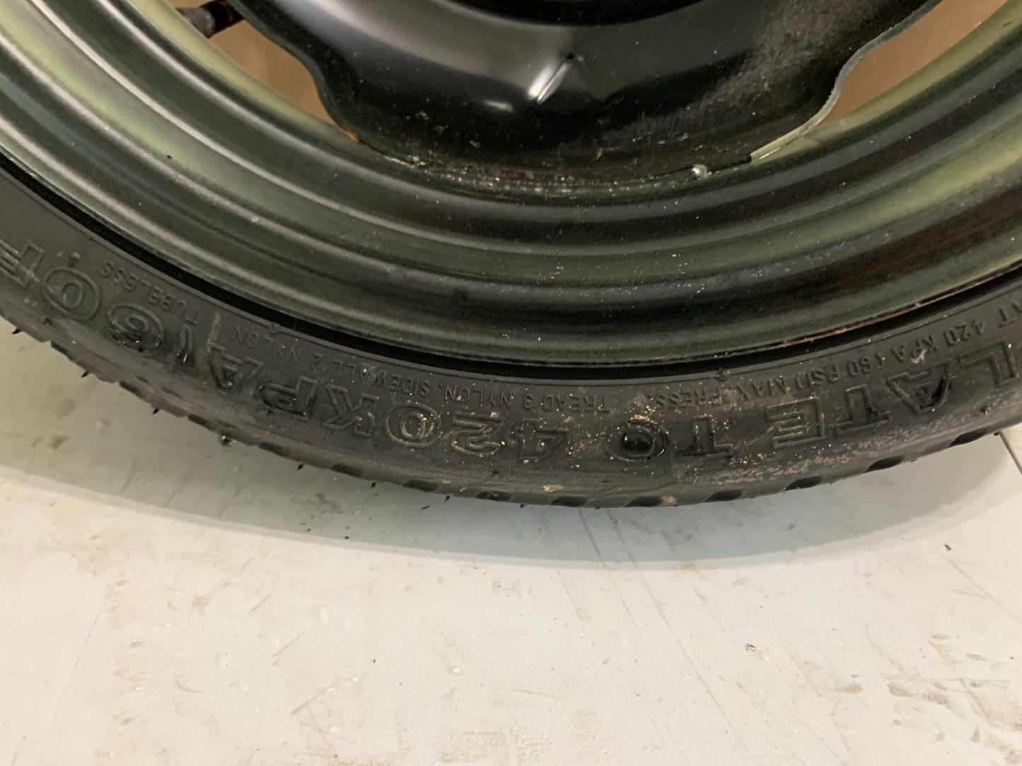 2004-2011 Toyota Prius 16" Spare Tire Compact Donut Wheel T125/70D16