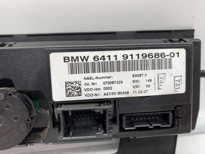 2007-2009 BMW 328i AC Heater Climate Control Unit OEM A04B02013