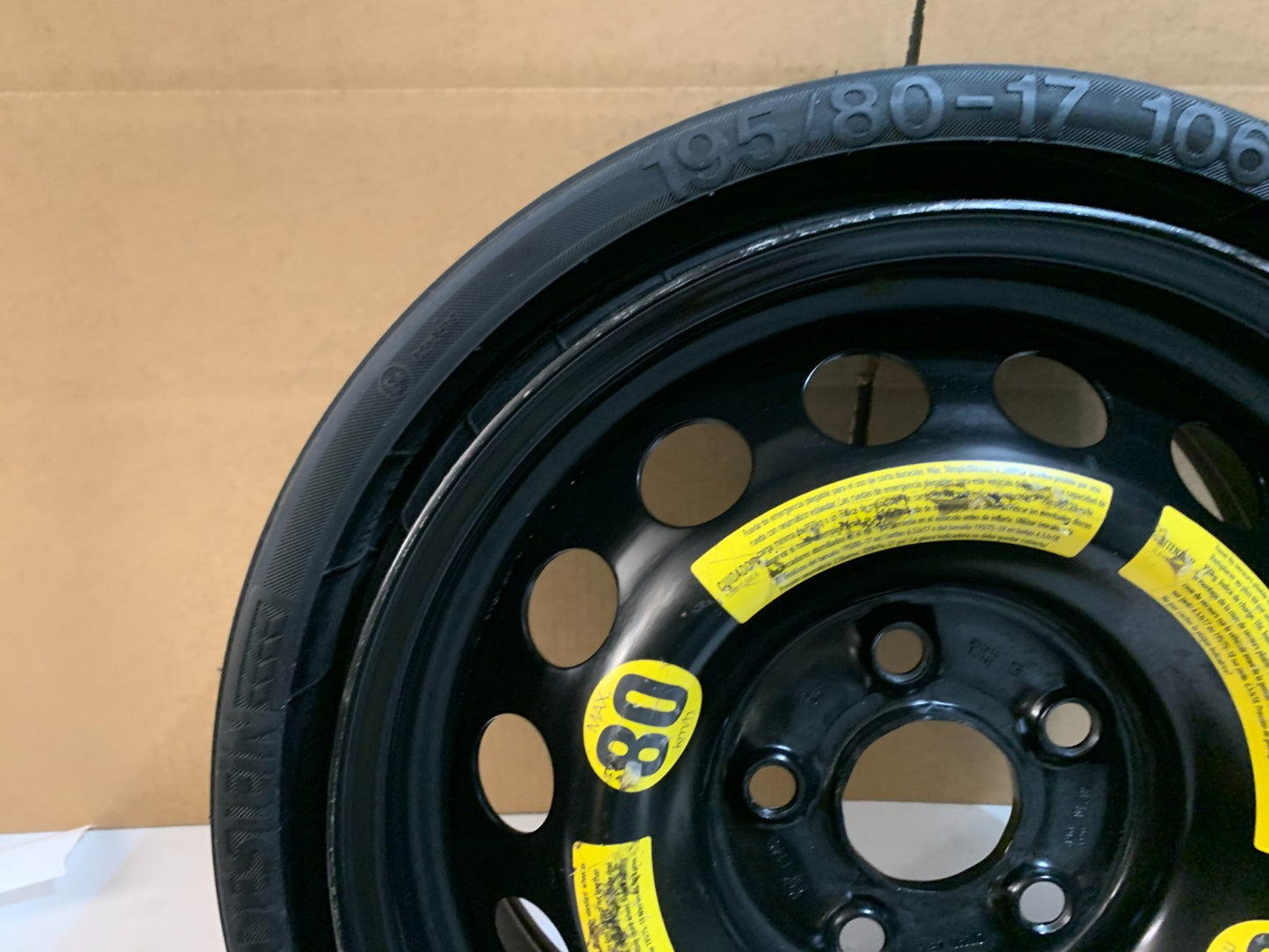 2008-2011 Porsche Cayenne 17" Spare Tire Compact Donut T195/80-17 106P