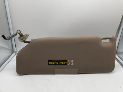 2006 Honda Ridgeline Passenger Sun Visor Brown Illumination OEM A01B28067