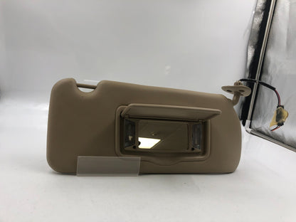 2004-2009 Cadillac SRX Passenger Sun Visor Tan Illuminated OEM A03B40038