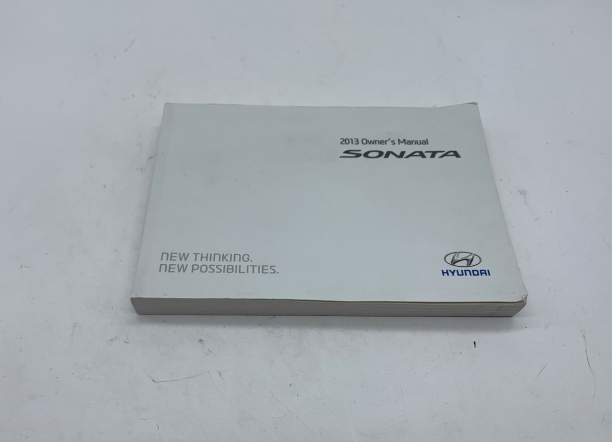 2013 Hyundai Sonata Owners Manual OEM R01B20017