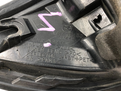 2010-2013 Mazda 3 Htbk Passenger Tail Light Taillight Lamp OEM A03B27002