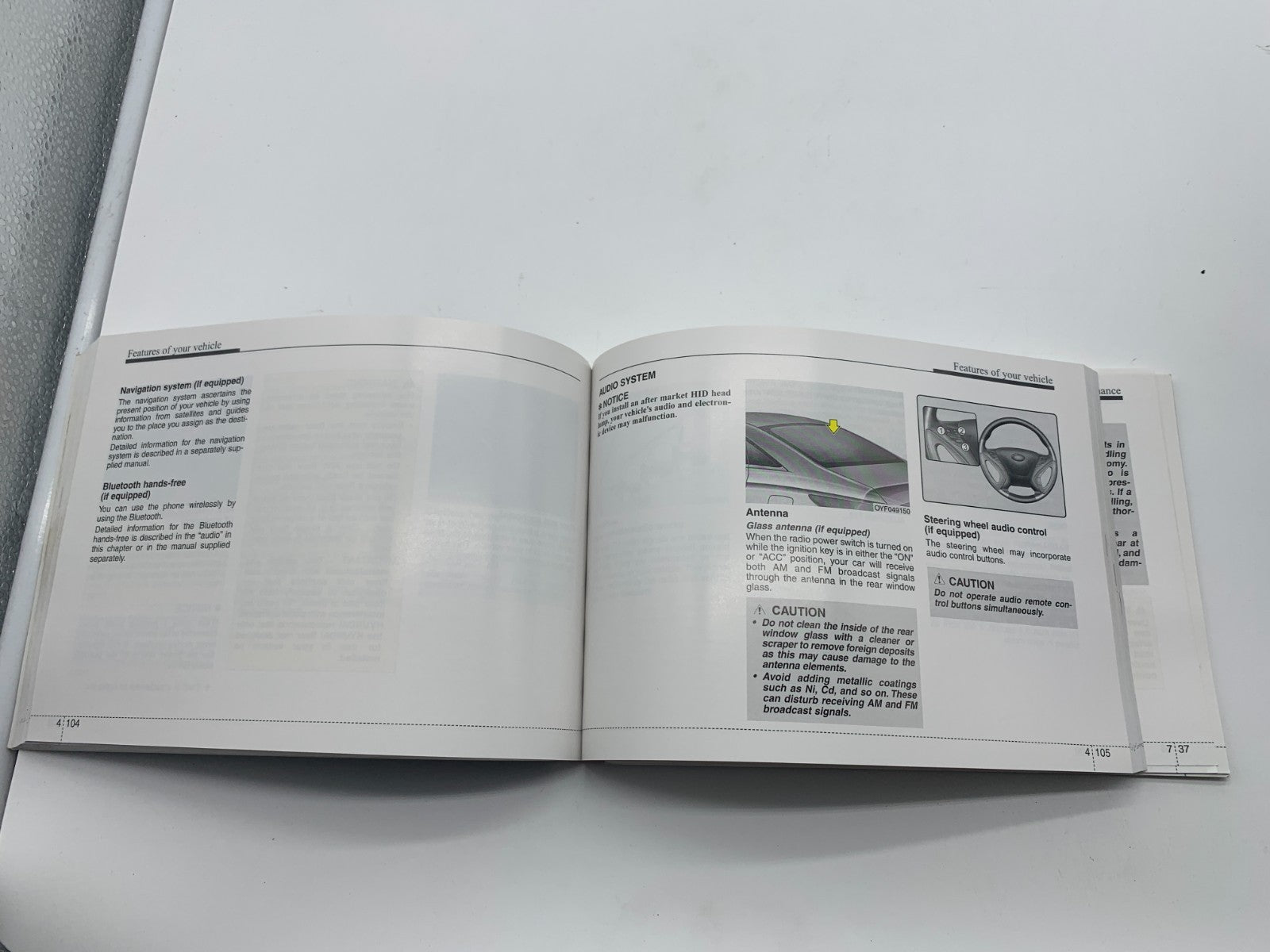 2011 Hyundai Sonata Owners Manual Set with Case OEM C02B47007