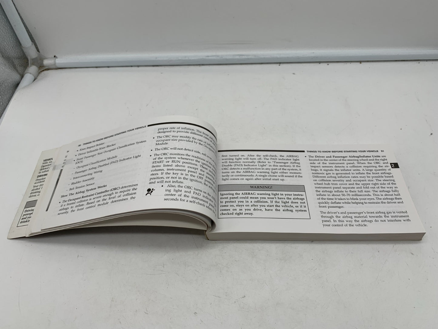 2006 Chrysler Pacifica Owners Manual with Case OEM A01B01010