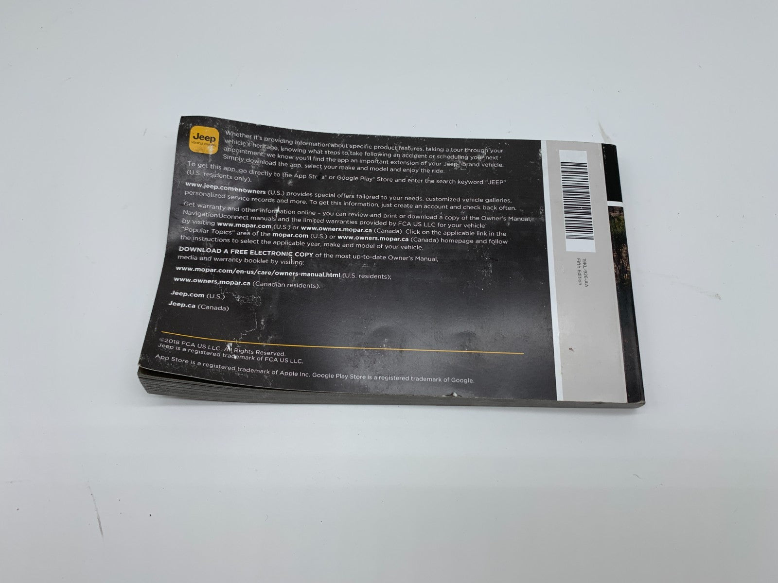 2019 Jeep Grand Cherokee Owners Manual OEM C03B54013