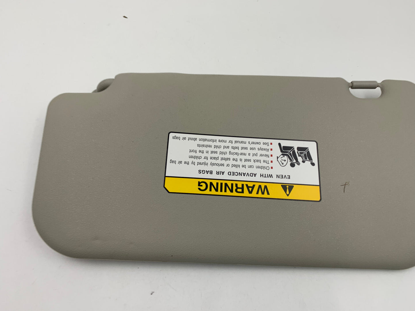2014-2019 Mitsubishi Mirage Passenger Sun Visor Gray OEM D04B29010