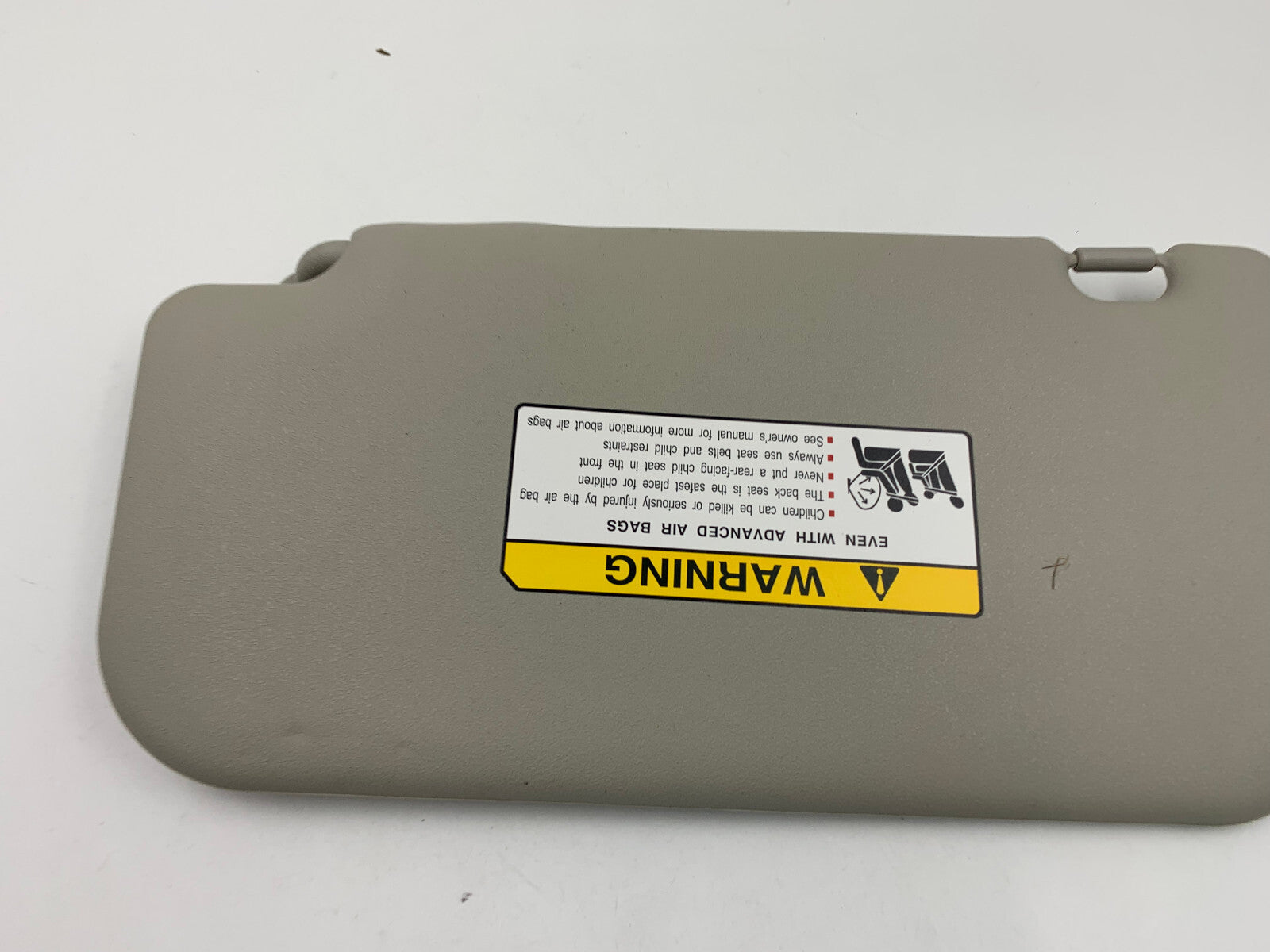 2014-2019 Mitsubishi Mirage Passenger Sun Visor Gray OEM D04B29010