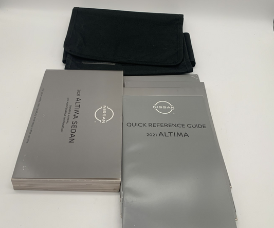 2021 Nissan Altima Owners Manual Set with Case OEM R01B05030