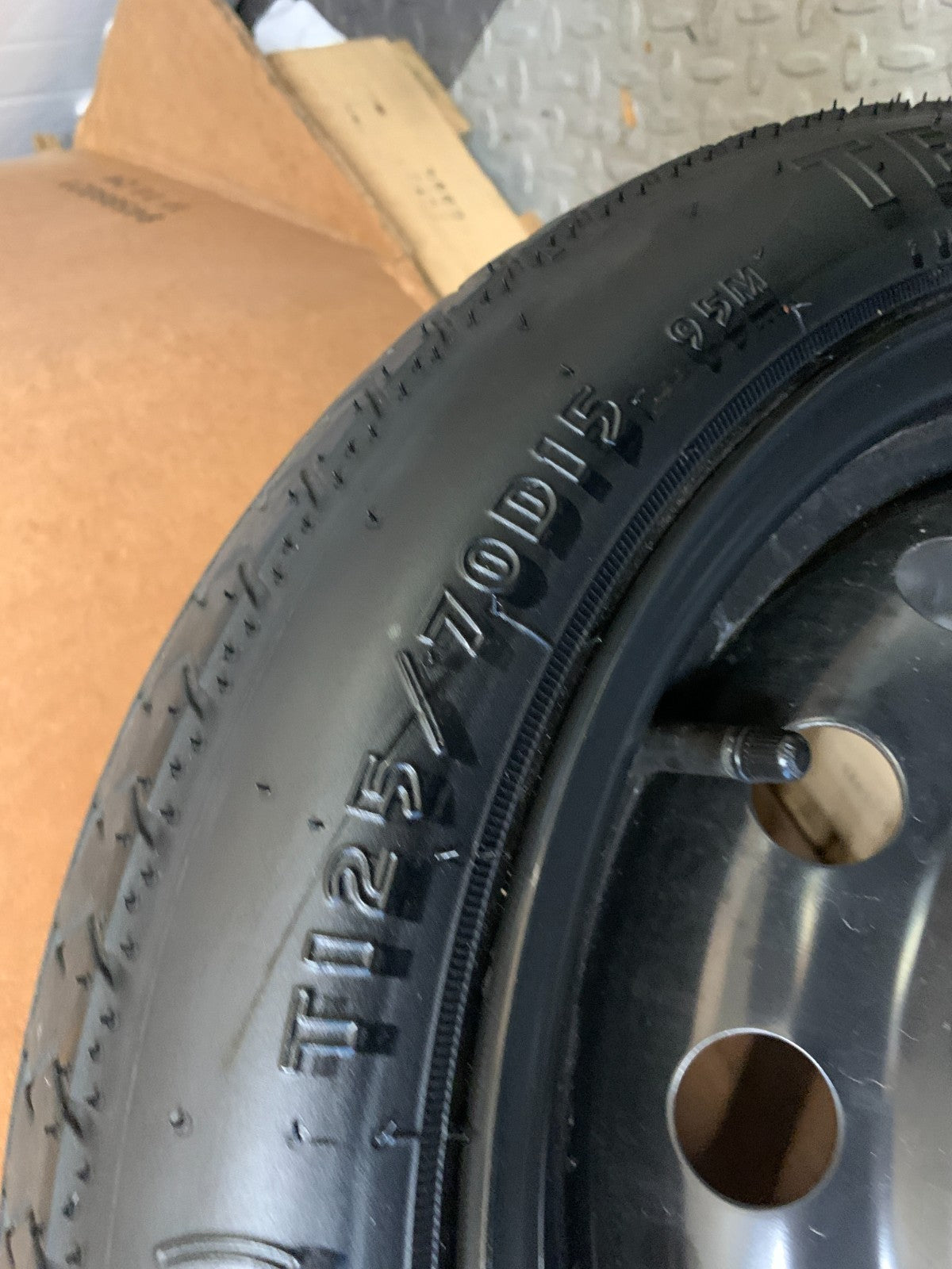 2007-2012 Nissan Versa 15" Spare Tire Wheel Compact Donut T125/70D15