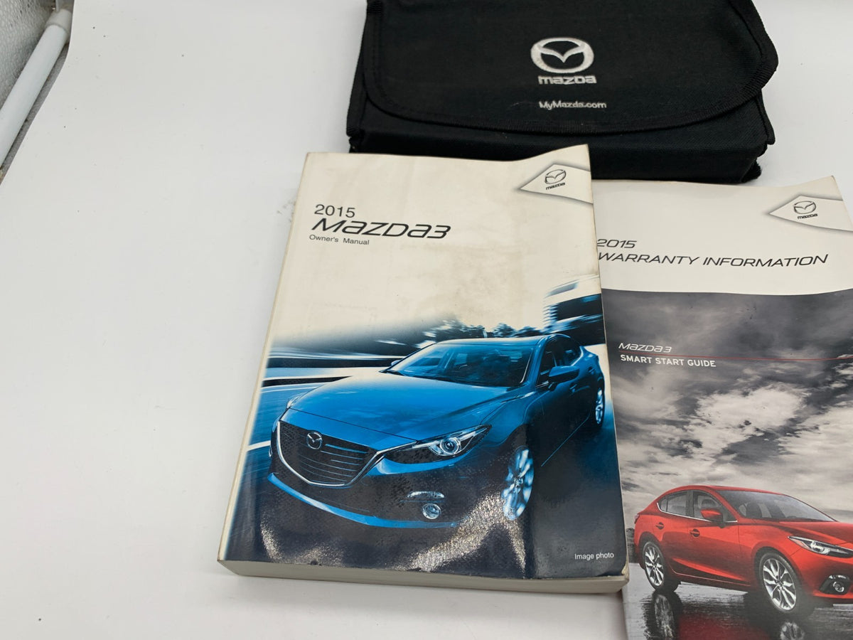 2015 Mazda 3 Owners Manual Set with Case OEM B03B41080