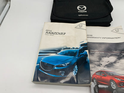 2015 Mazda 3 Owners Manual Set with Case OEM B03B41080