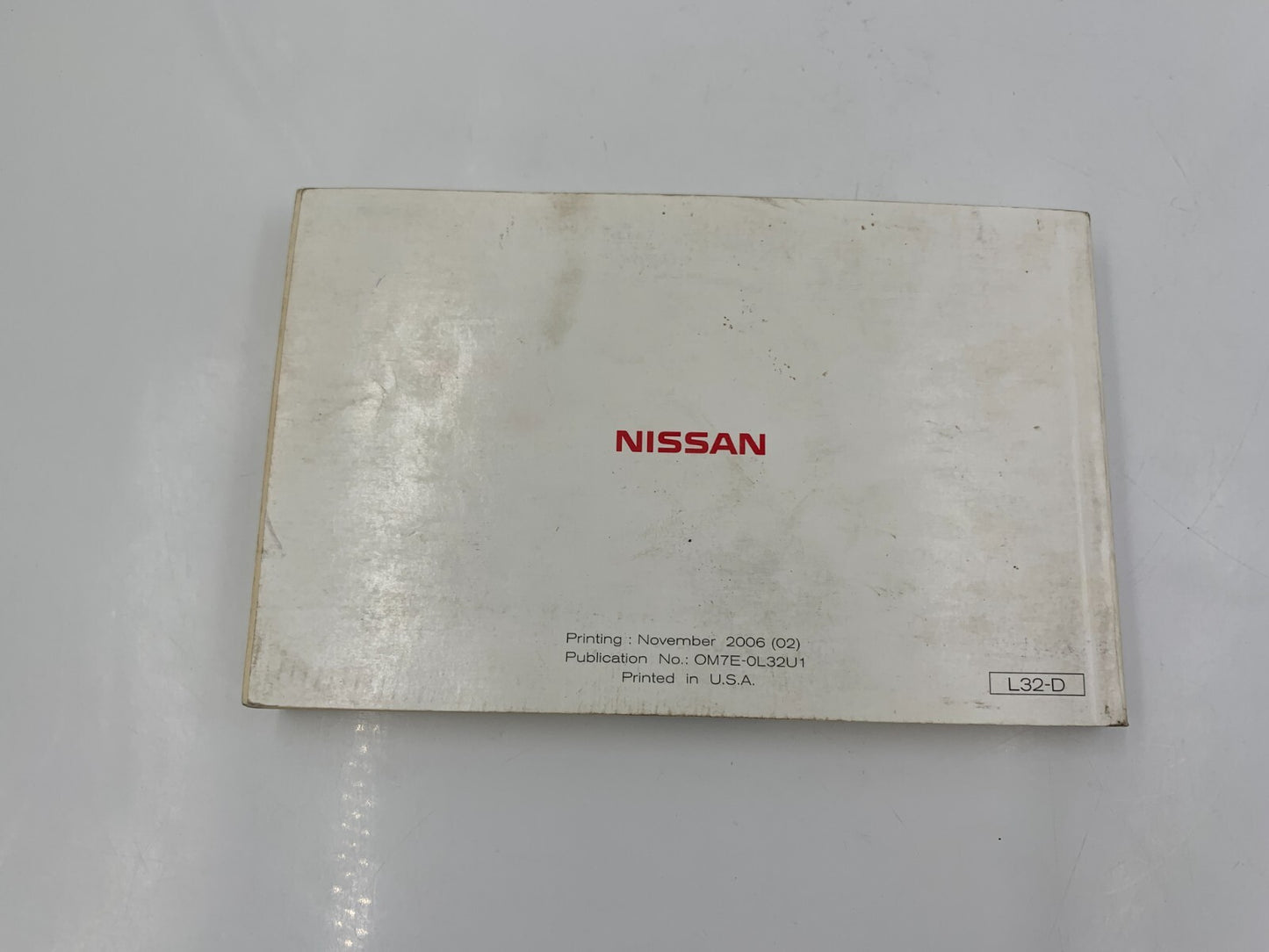 2007 Nissan Altima Sedan Owners Manual Set OEM D03B45082