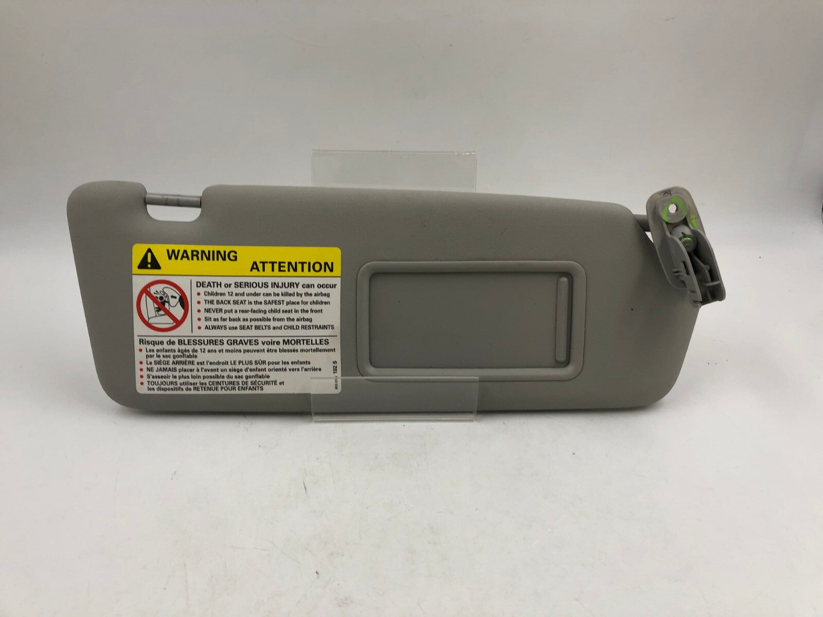 2006-2013 Audi A3 Passenger Sun Visor Gray OEM D03B31067
