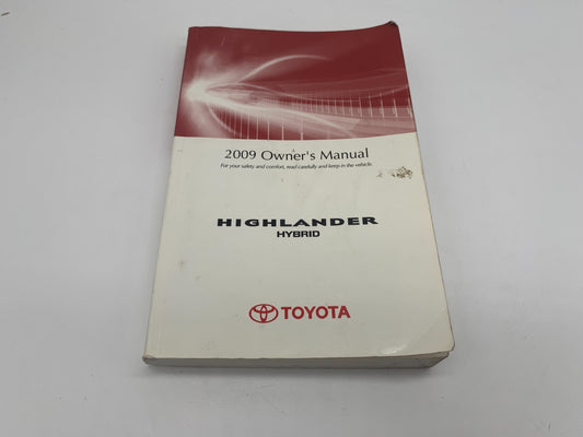 2009 Toyota Highlander Hybrid Owners Manual OEM A02B42031