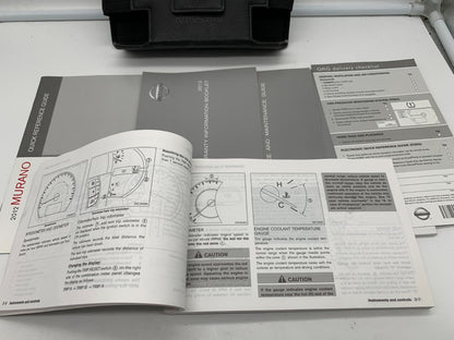 2012 Nissan Murano Owners Manual Set with Case OEM