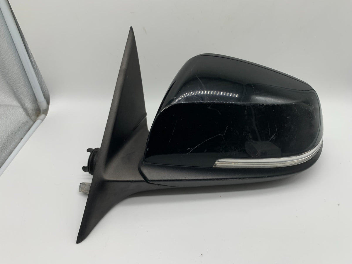 2013-2018 BMW 328i Driver Side View Power Door Mirror Black OEM C02B30066