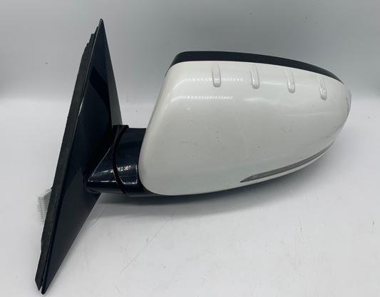 2014-2016 Kia Cadenza Driver Side View Power Door Mirror White OEM A01B28070