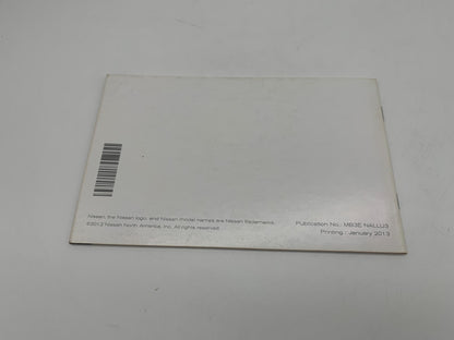 2013 Nissan Rogue Owners Manual Set with Case OEM