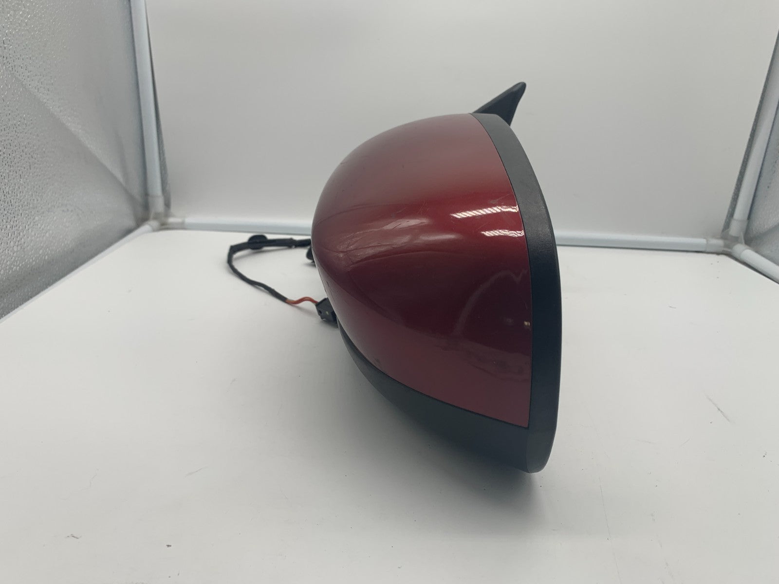 2014-2021 Jeep Cherokee Driver Side View Power Door Mirror Red OEM C03B07052