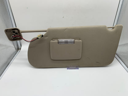 2009-2012 Ford Flex Driver Sun Visor Gray Illuminated OEM B03B17015