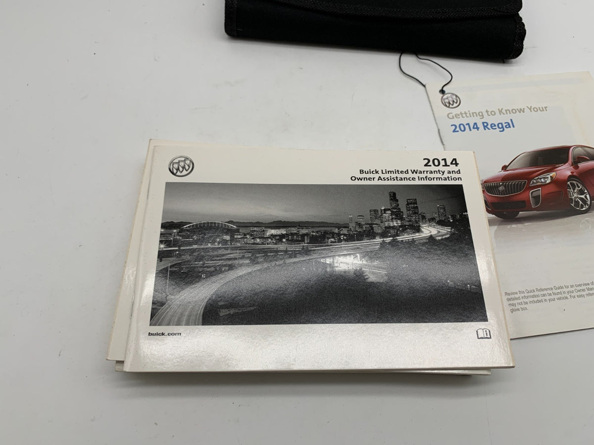 2014 Buick Regal Owners Manual Set with Case OEM B04B25015