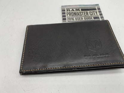 2016 Ram Promaster City Owners Manual with Case OEM