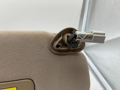 1999-2004 Honda Odyssey Passenger Sun Visor Illuminated Brown OEM A02B40002