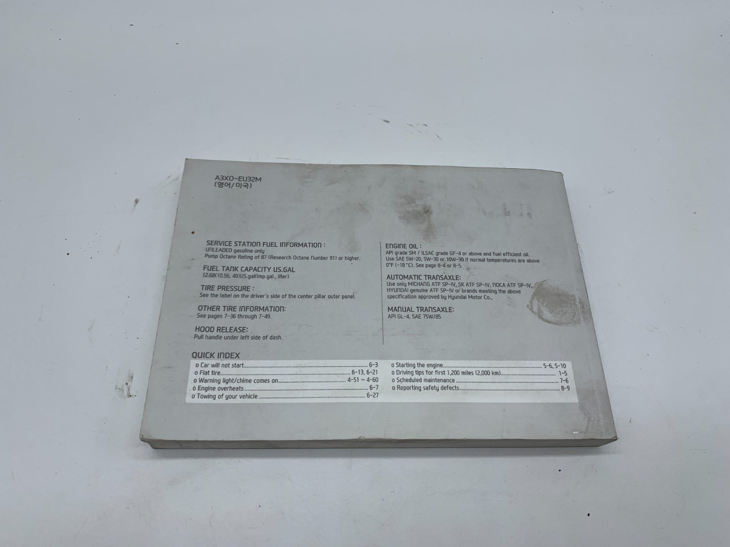 2013 Hyundai Elantra Sedan & Coupe Owners Manual OEM A02B50052