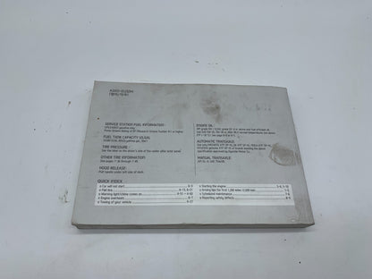 2013 Hyundai Elantra Sedan & Coupe Owners Manual OEM A02B50052