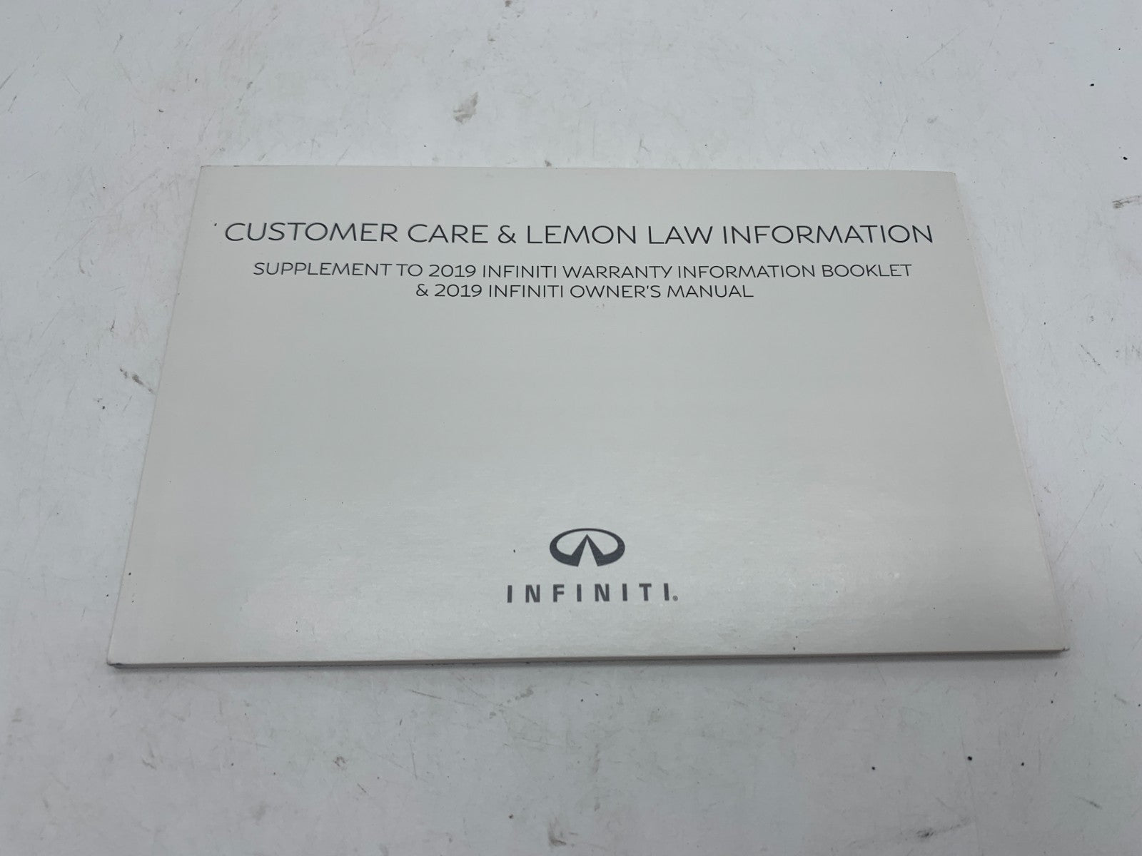 2019 Infiniti QX80 QX 80 Owners Manual Set with Case OEM