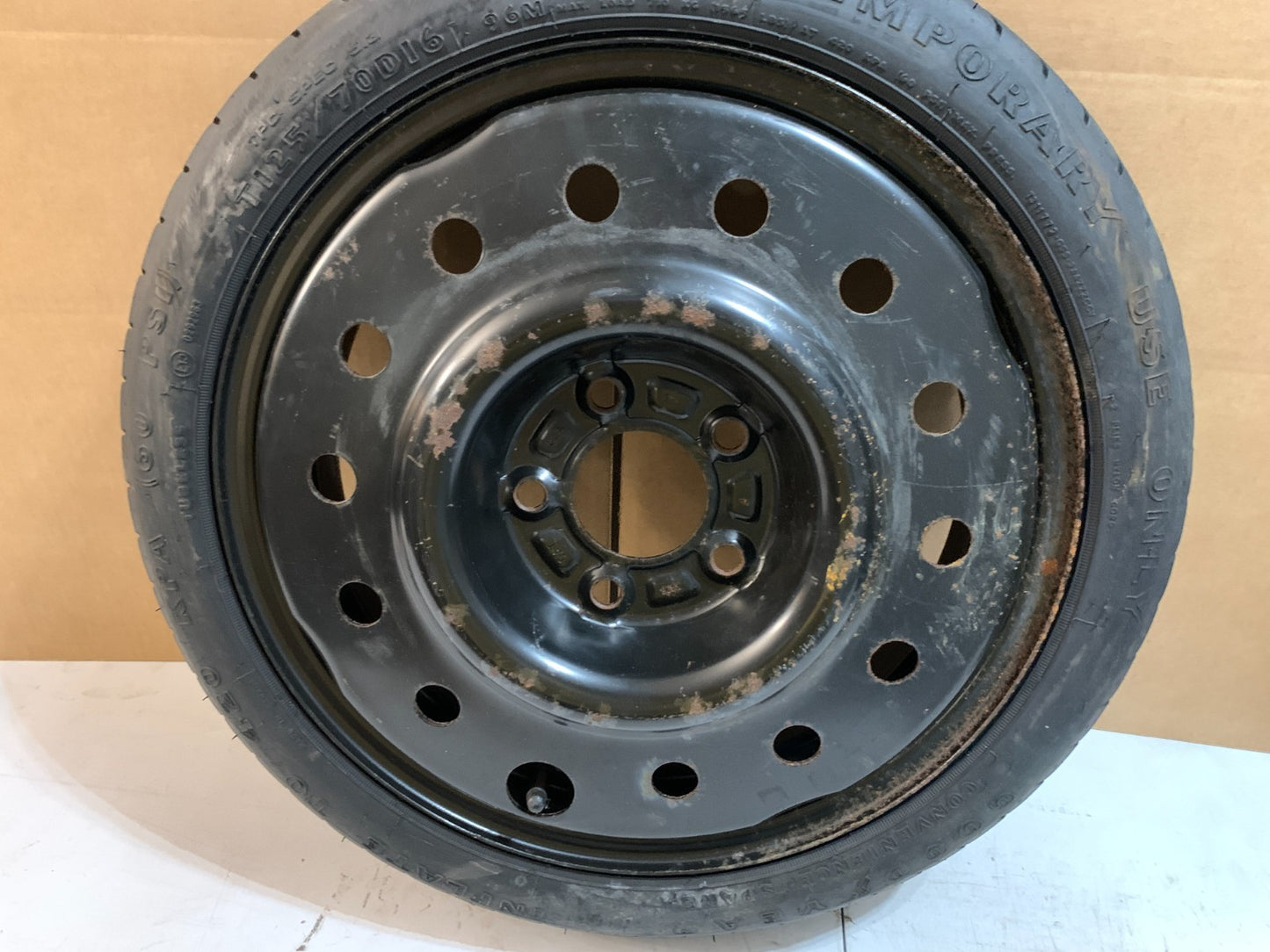 2010-2016 Chevy Impala Lacrosse 16" Spare Tire Compact Donut Wheel T125/70D16