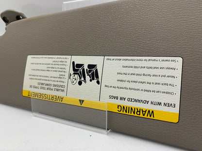 2007-2013 BMW X5 Passenger Sun Visor Gray Illuminated OEM D01B41061