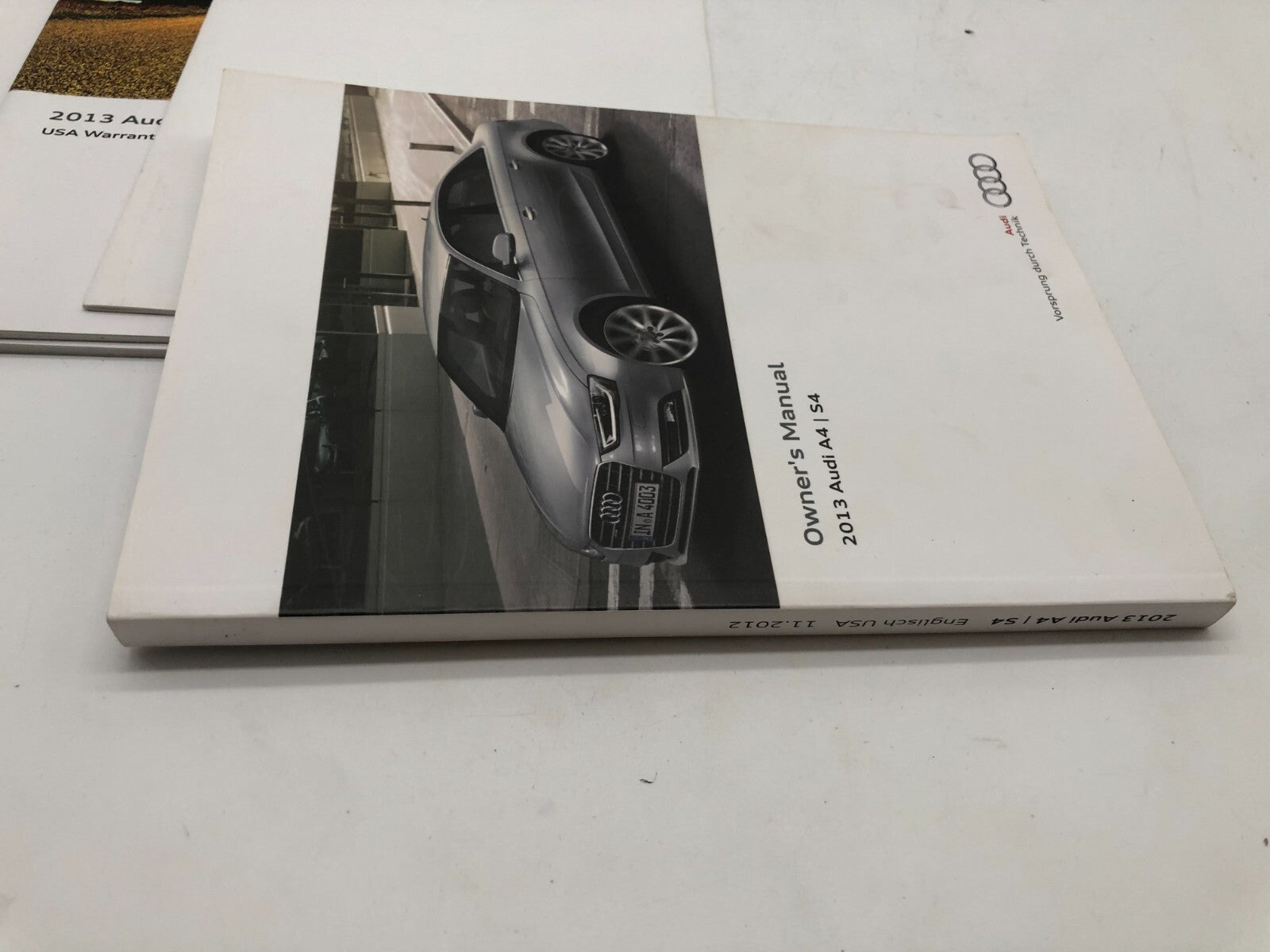 2013 Audi A4 Sedan Owners Manual Set with Case OEM E01B17029
